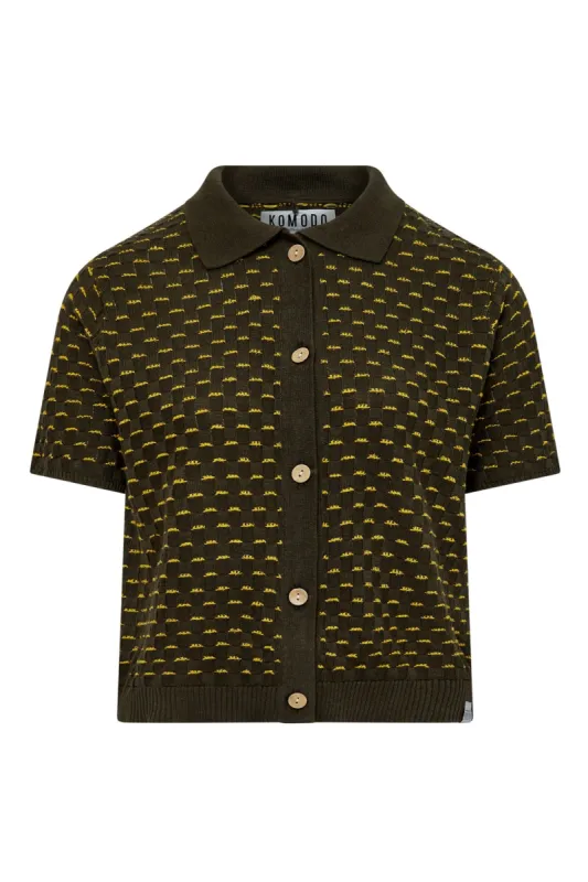 Clara Cardigan Dark Green sold by Ivalo.com