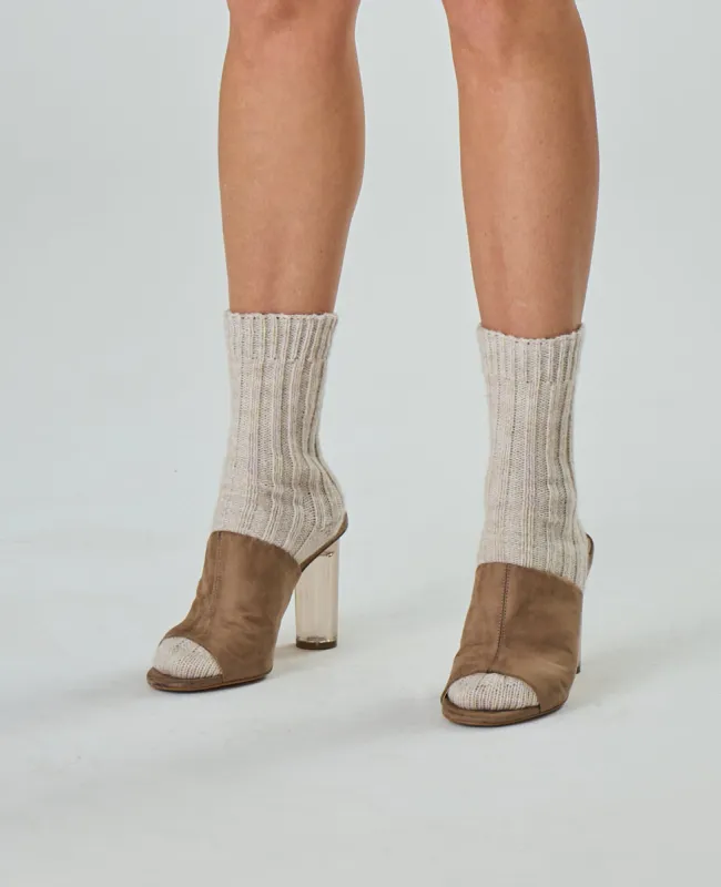 Sveva Merino Wool Blend Ribbed Socks sold by Ivalo.com