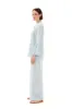 Embroidered Wide Leg Linen Pants Light Blue sold by Ivalo.com