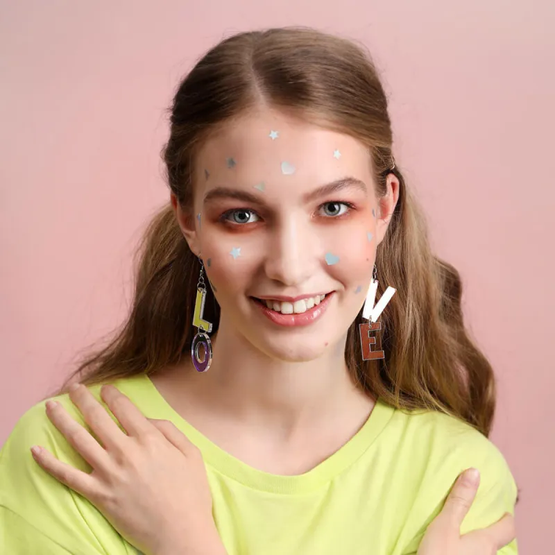 Love Hologram Earrings sold by Ivalo.com