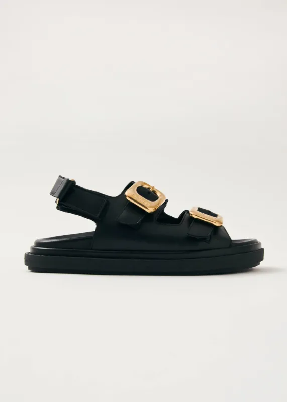 Daria Leather Sandals Black sold by Ivalo.com