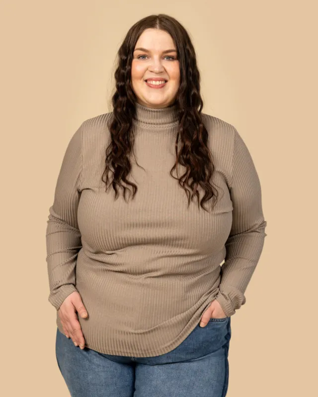 Turtleneck Shirt Beige sold by Ivalo.com