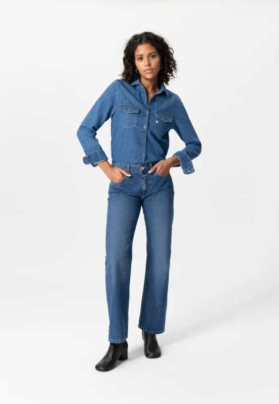 Shirley Shirt Medium Stone Blue sold by Ivalo.com