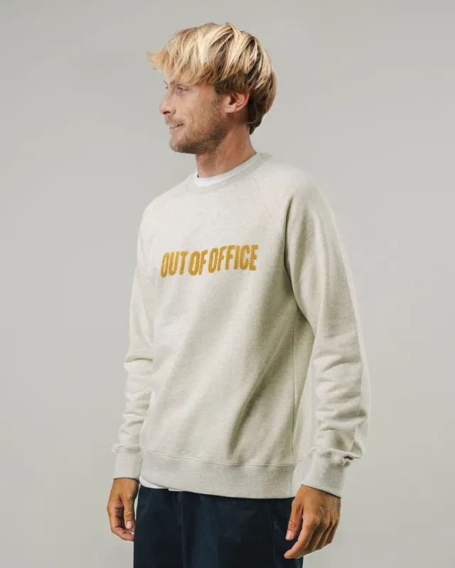 Out of Office Sweatshirt Cream White sold by Ivalo.com