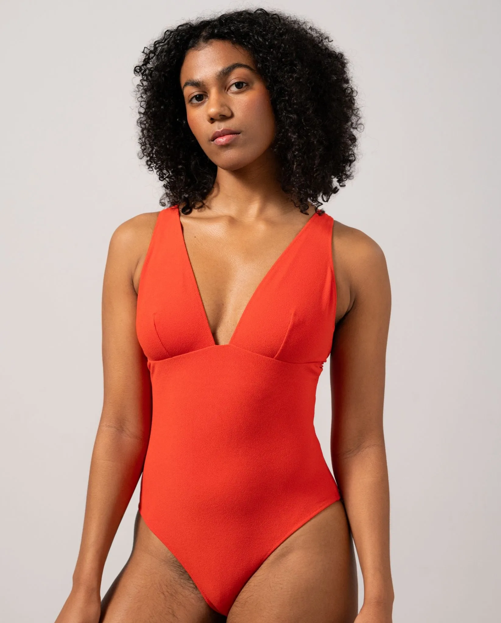 Plunge Swimsuit Papaya Red sold by Ivalo.com product image thumbnail 2