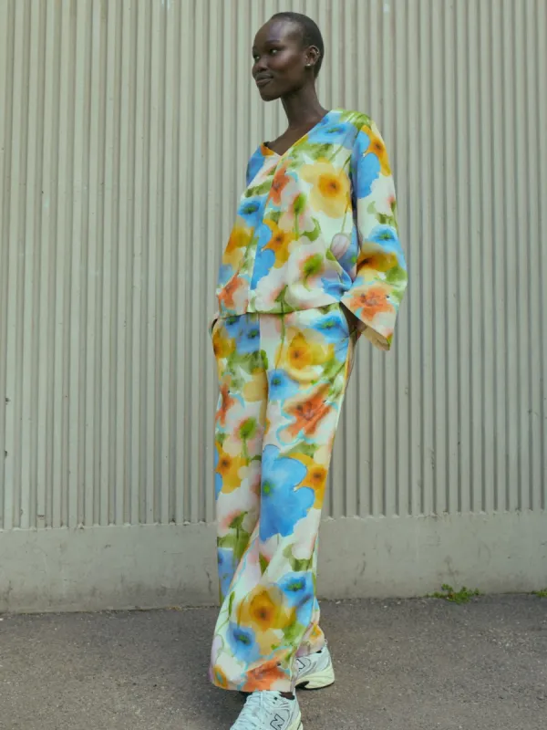 Bouquet Pants Yellow/Blue sold by Ivalo.com