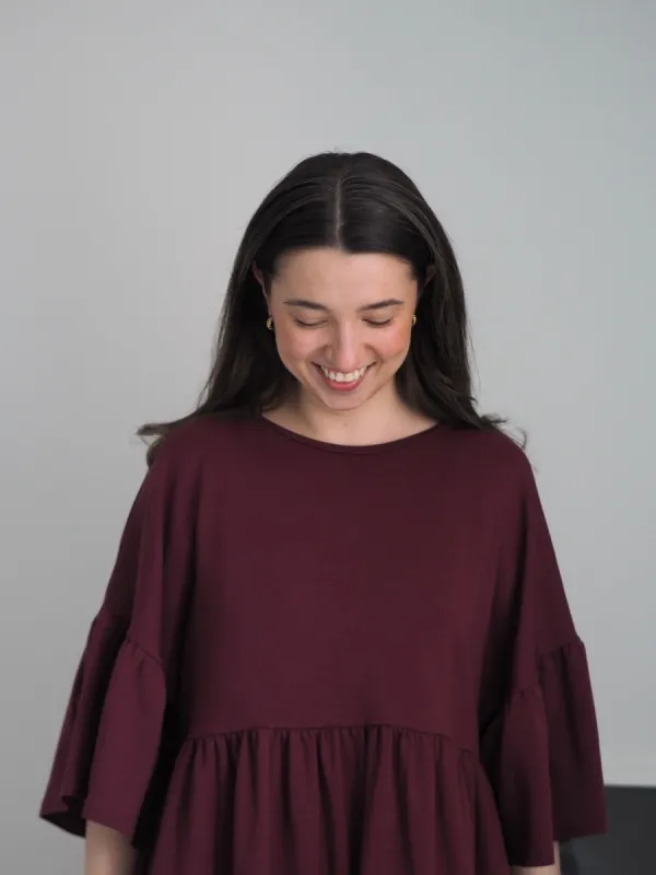 Eloisa Blouse Dark Red sold by Ivalo.com