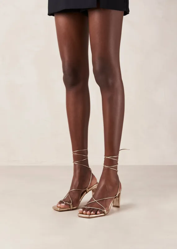 Bellini Strap Heels Gold sold by Ivalo.com