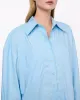 Oversize Midi Shirt Dress Sky Blue sold by Ivalo.com