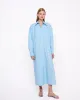 Oversize Midi Shirt Dress Sky Blue sold by Ivalo.com