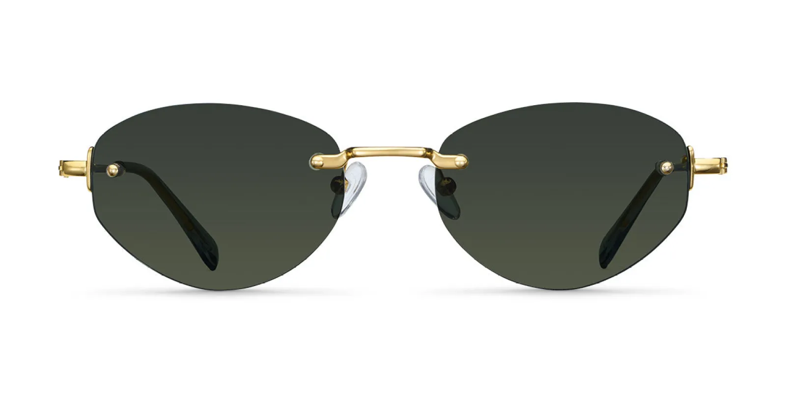 Amina Sunglasses Gold Olive sold by Ivalo.com