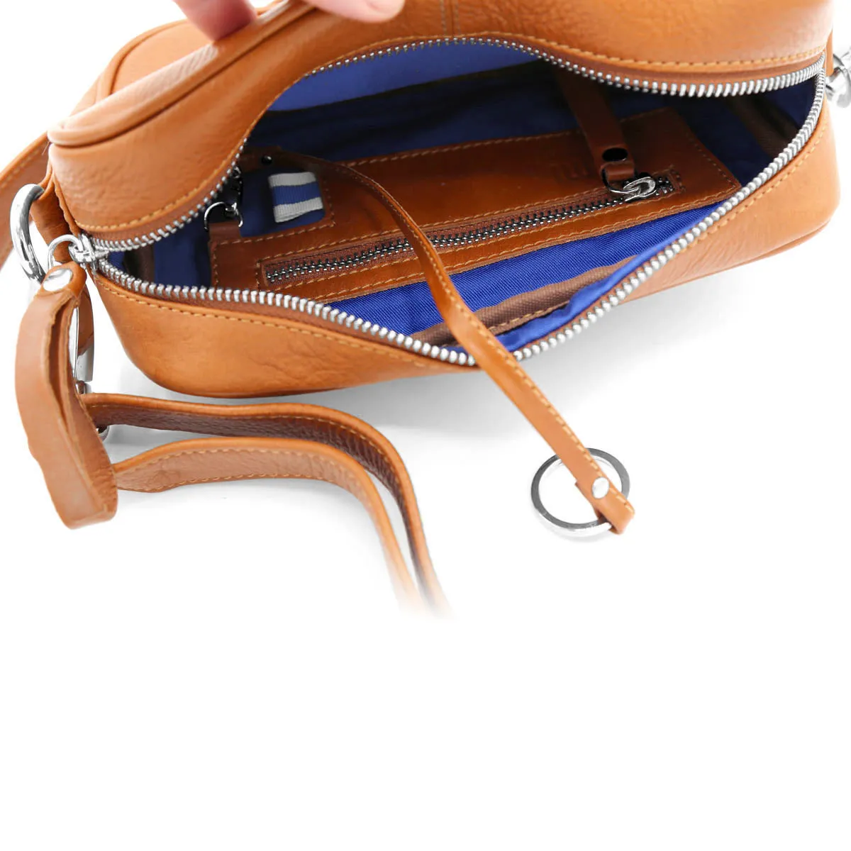 East-West Crossbody Cognac sold by Ivalo.com product image thumbnail 5