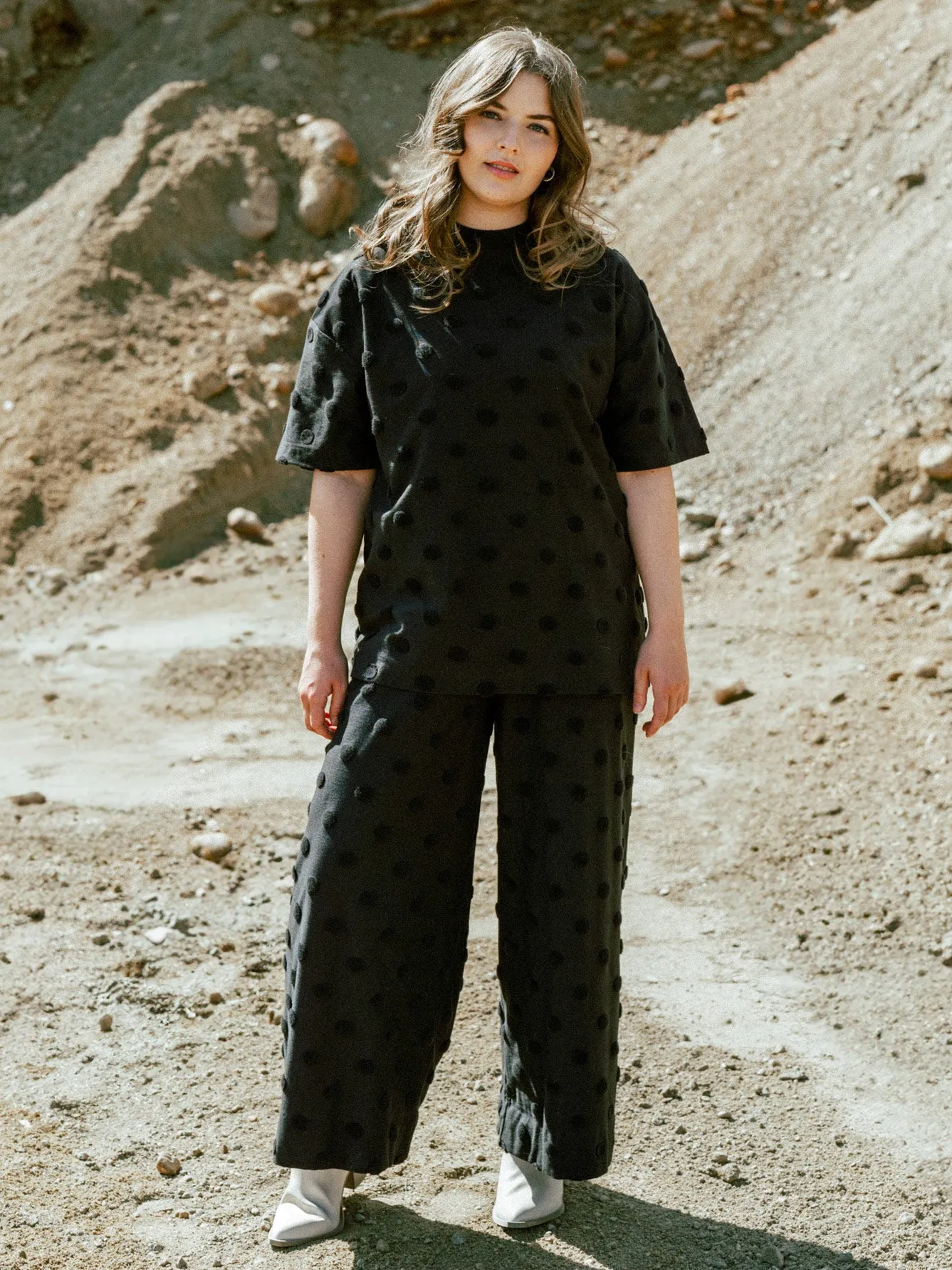 Alex Culottes Pants Black Big Dot sold by Ivalo.com product image thumbnail 3