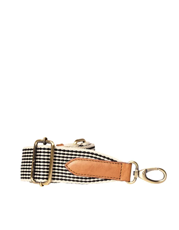 Webbing Strap Cognac Checkered sold by Ivalo.com