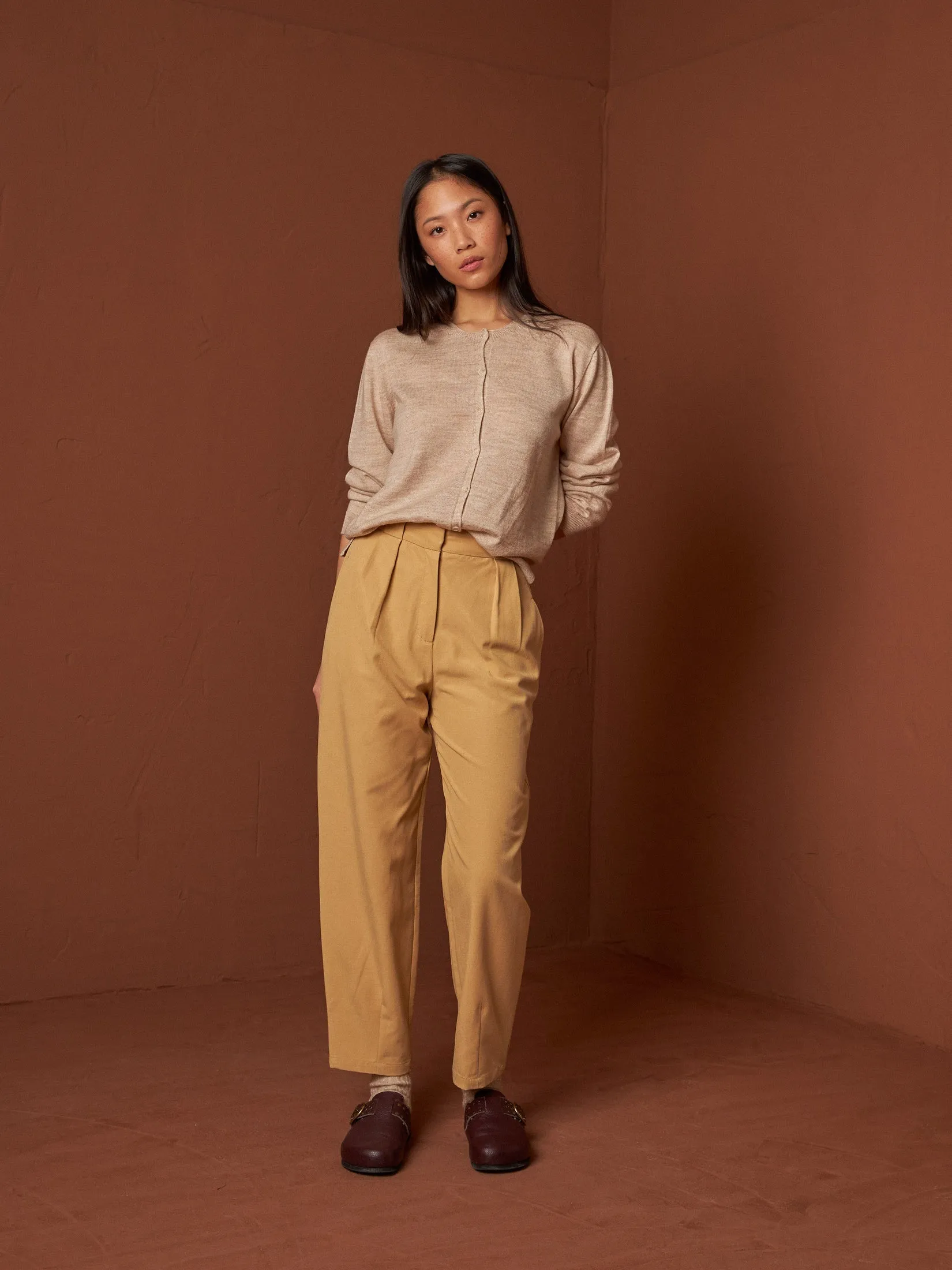 Merino Wool Cardigan Beige sold by Ivalo.com product image thumbnail 3