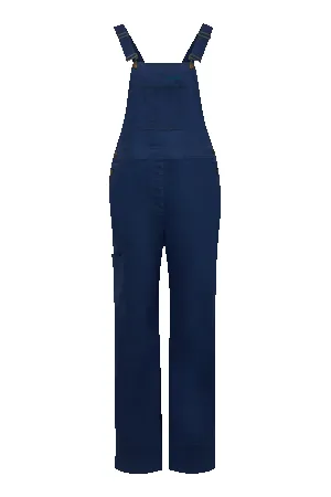 Leni Cotton Dungarees Navy Blue sold by Ivalo.com