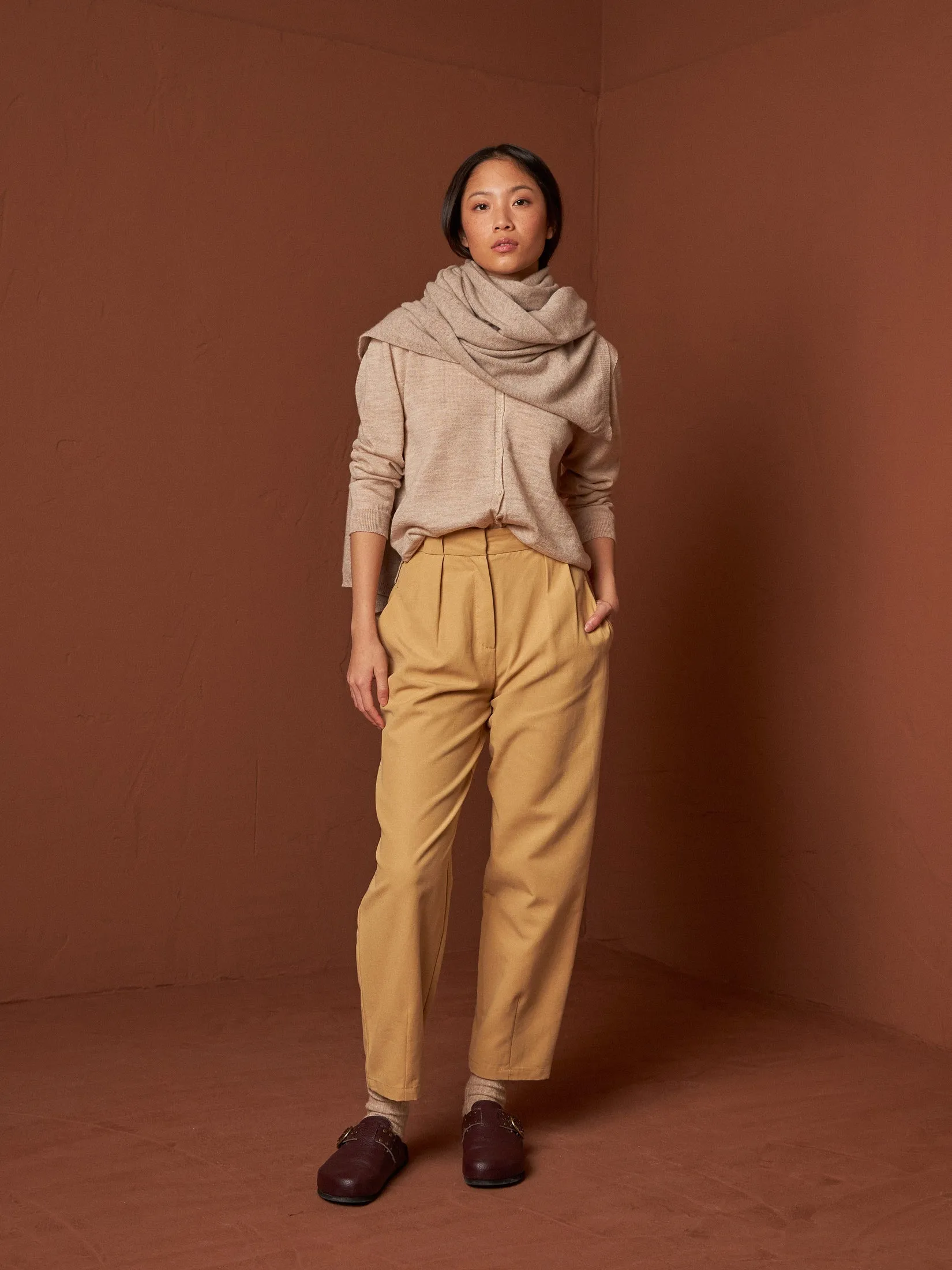 Merino Wool Cardigan Beige sold by Ivalo.com product image thumbnail 4