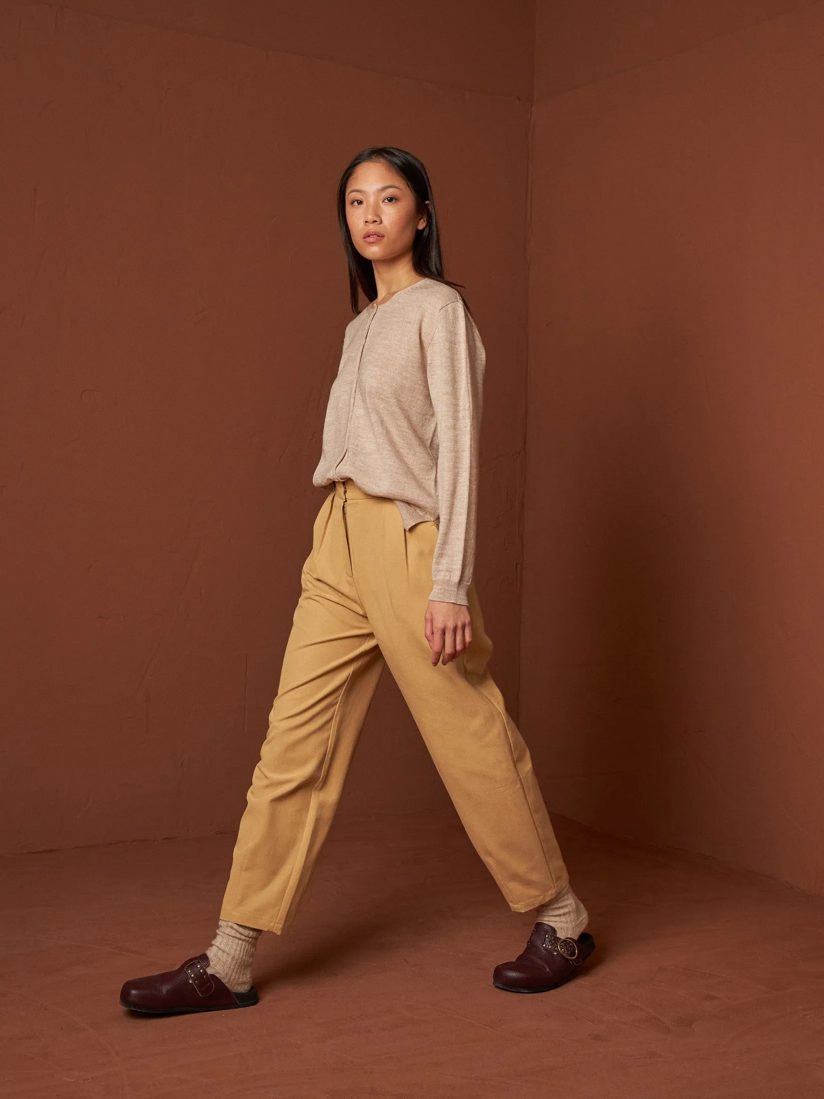 Merino Wool Cardigan Beige sold by Ivalo.com product image thumbnail 2