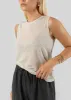 Sleeveless Linen Top Beige sold by Ivalo.com