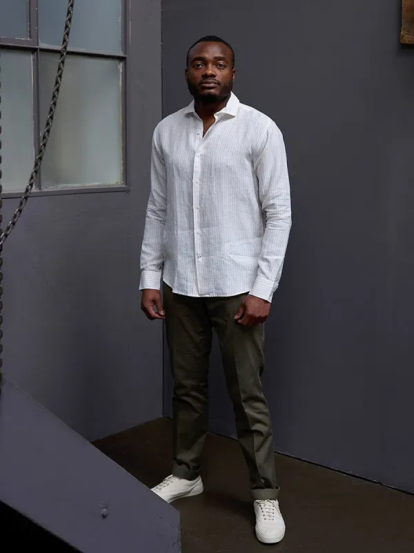 Bellerive Linen Shirt Nature sold by Ivalo.com