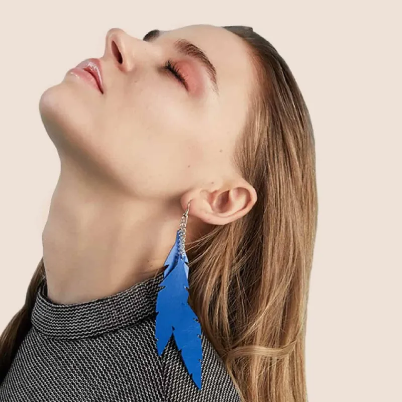 Feathers Midi Trio Earrings sold by Ivalo.com