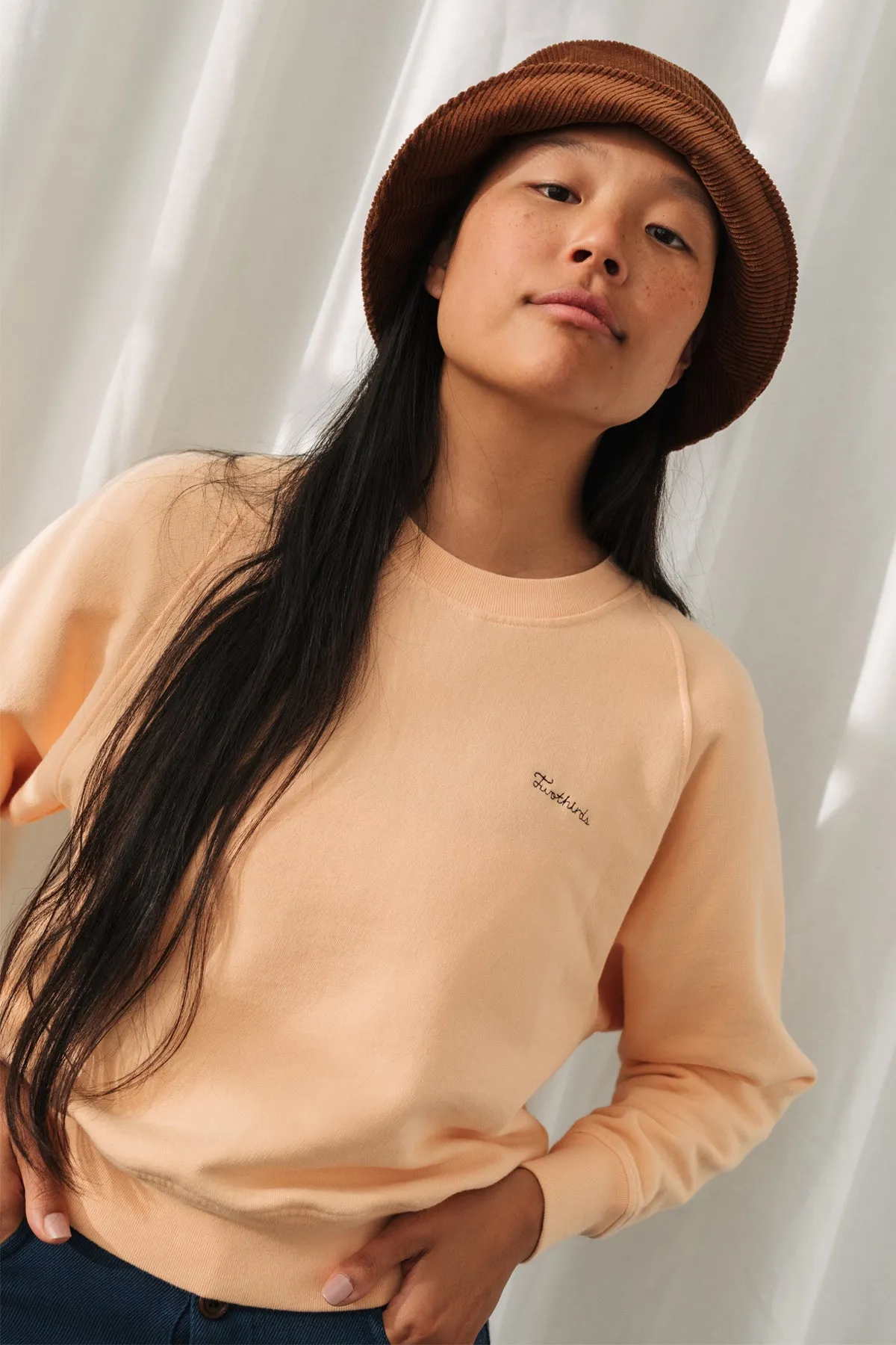 Leskov Sweatshirt Bleached Apricot sold by Ivalo.com product image thumbnail 2