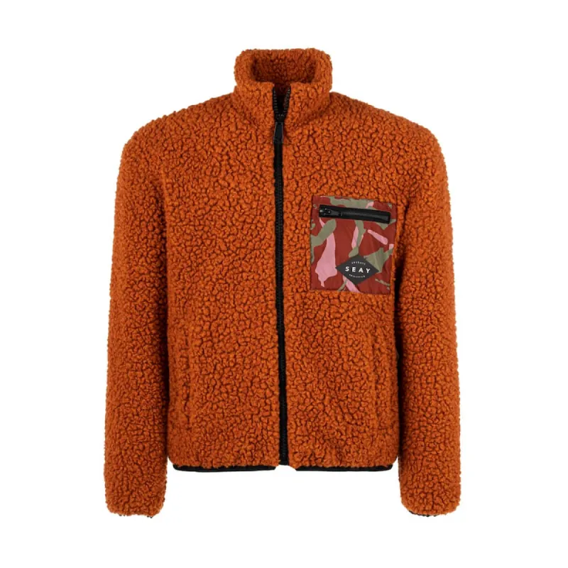 Reversible Teddy Jacket Rust sold by Ivalo.com