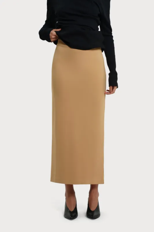 Lala Skirt Camel Brown sold by Ivalo.com