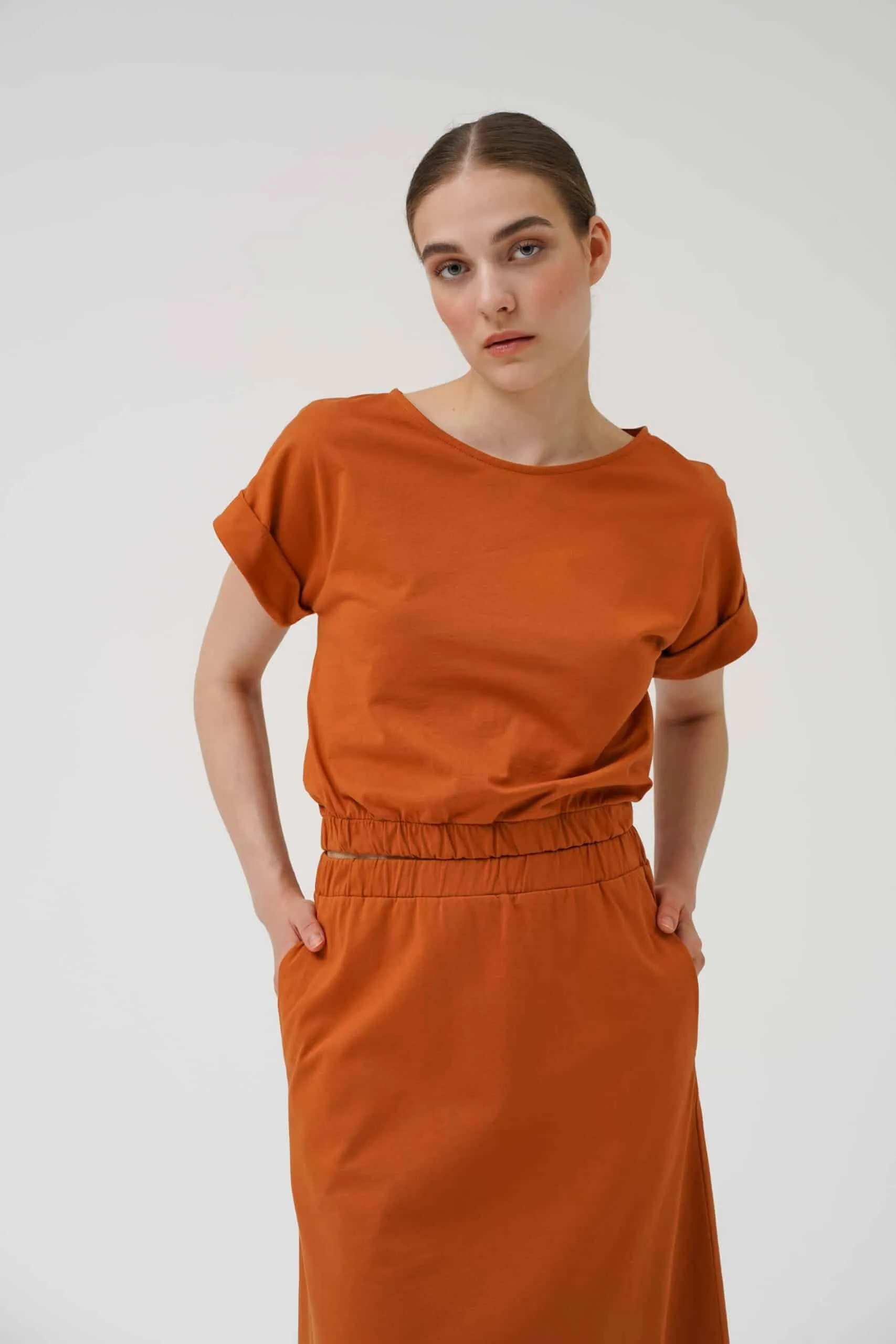 Lily T-Shirt Almond sold by Ivalo.com