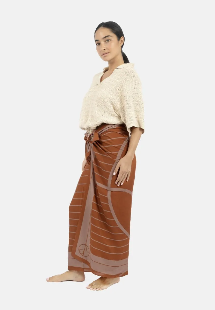 Antibes Beach Sarong Taupe sold by Ivalo.com product image thumbnail 3