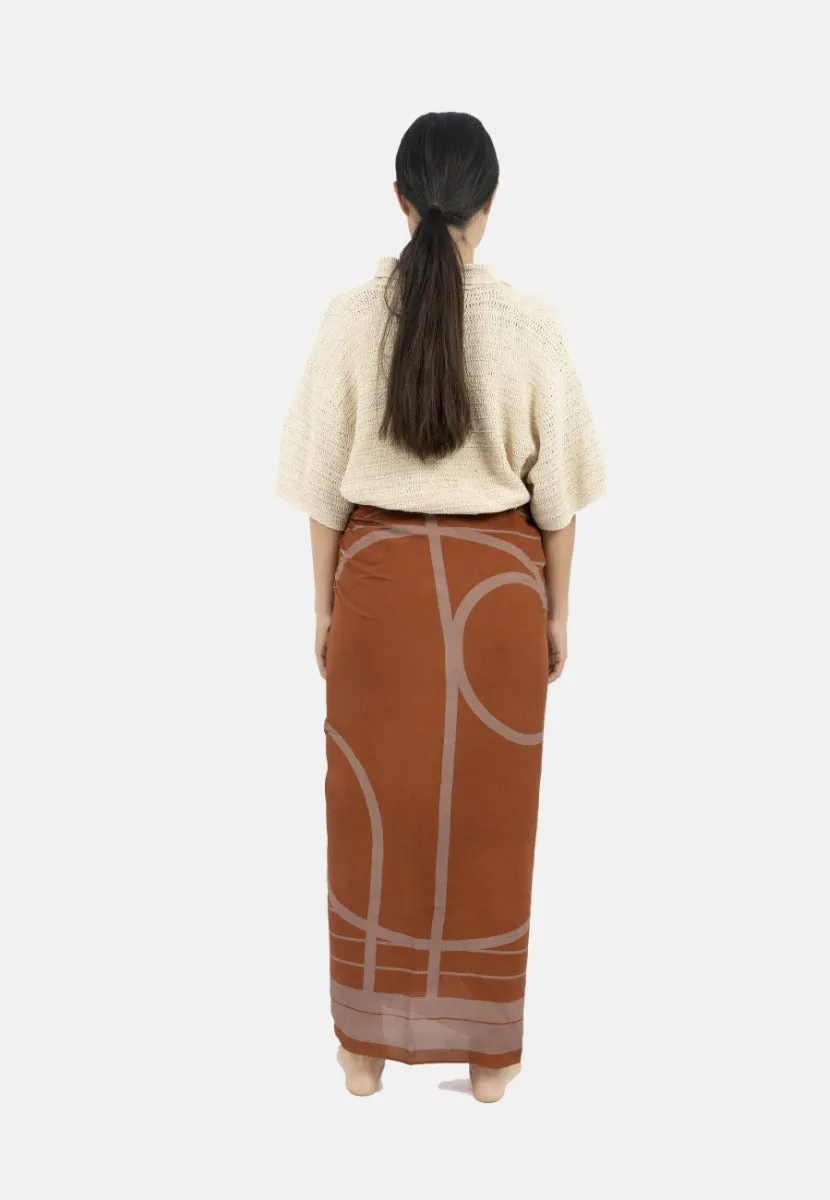 Antibes Beach Sarong Taupe sold by Ivalo.com product image thumbnail 2