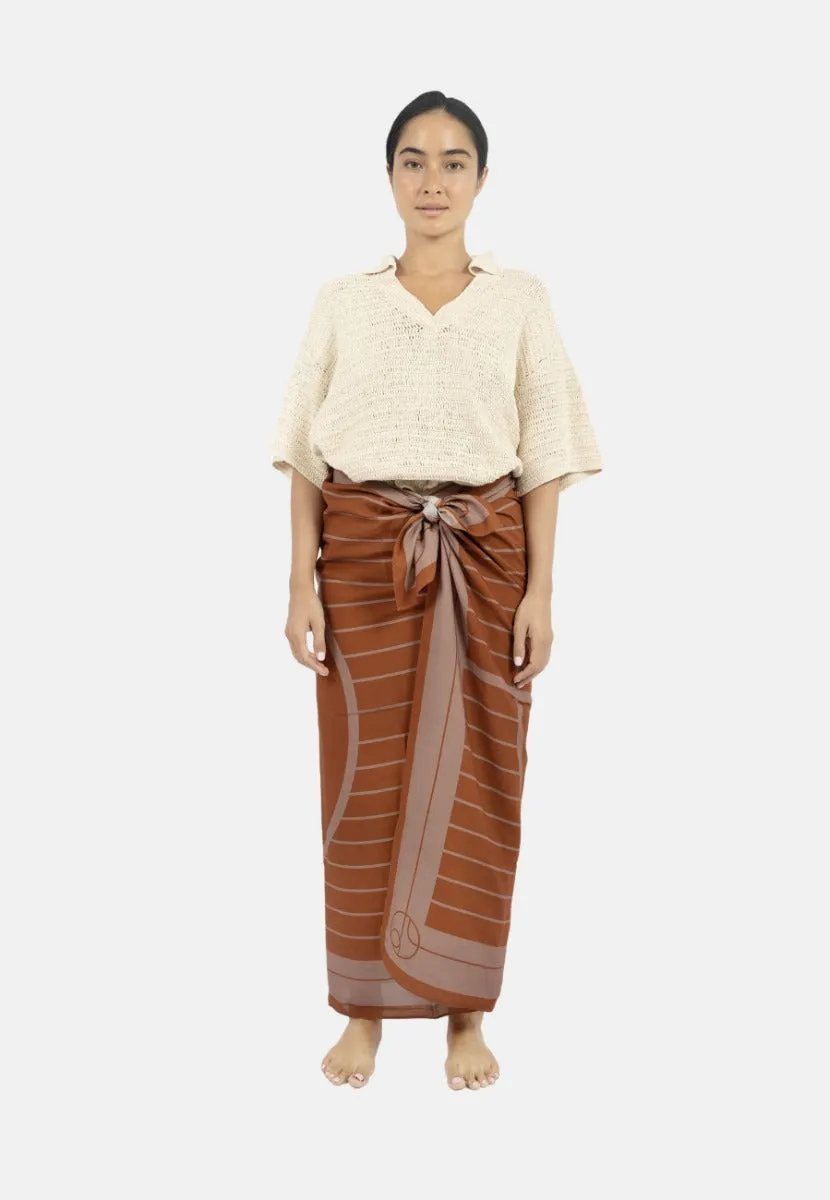 Antibes Beach Sarong Taupe sold by Ivalo.com product image thumbnail 4