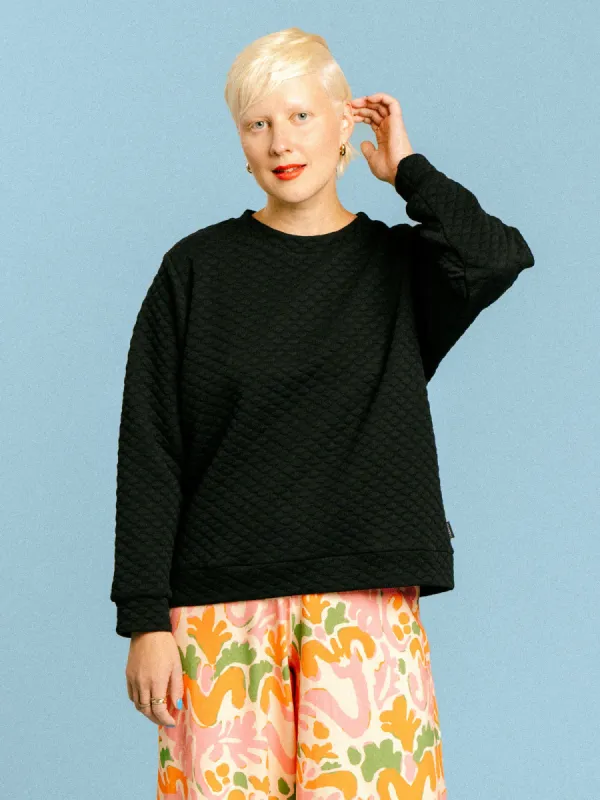Frankie Sweater Bubble Black sold by Ivalo.com