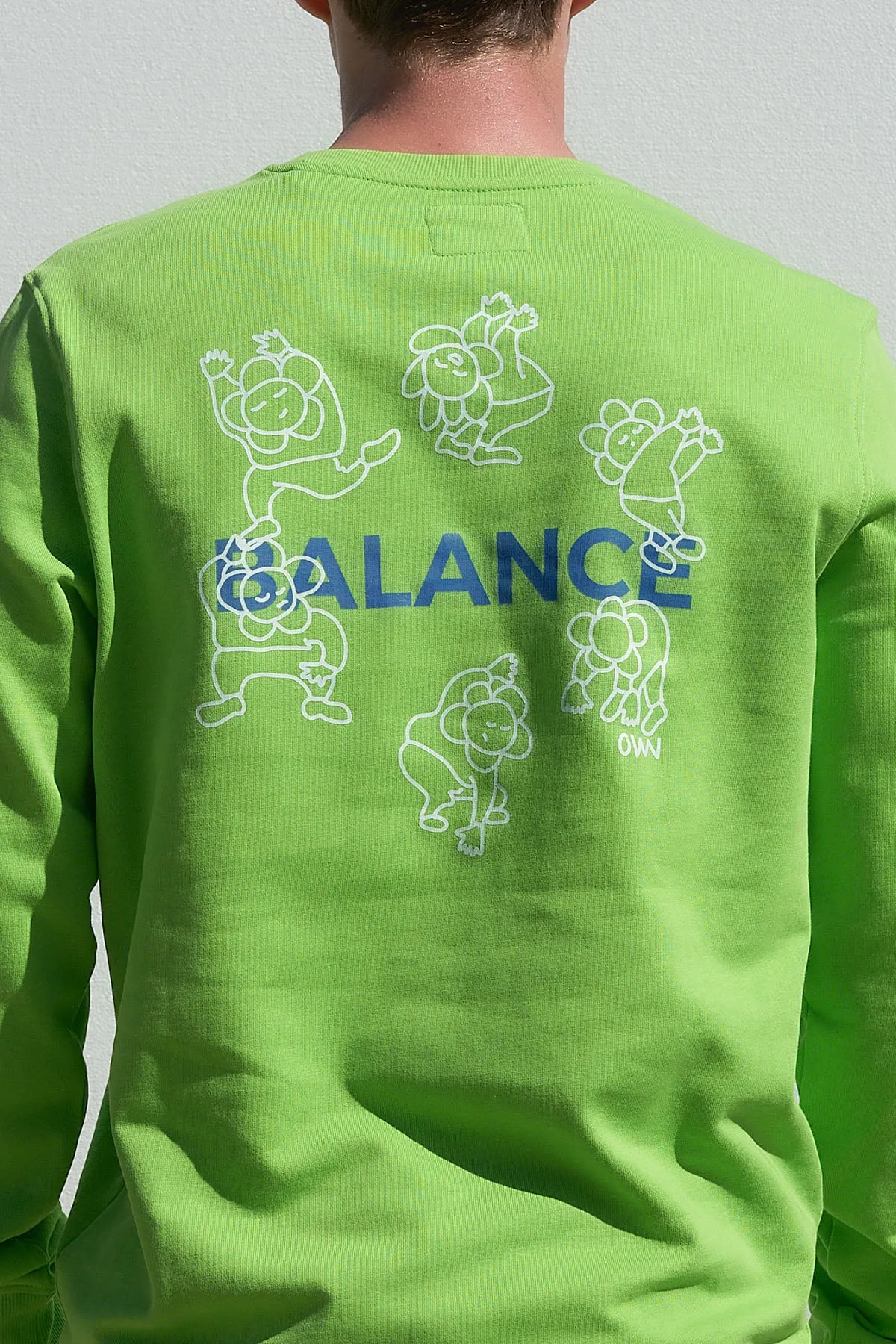 Printed Men's Crew Neck Sweatshirt Green sold by Ivalo.com product image thumbnail 3