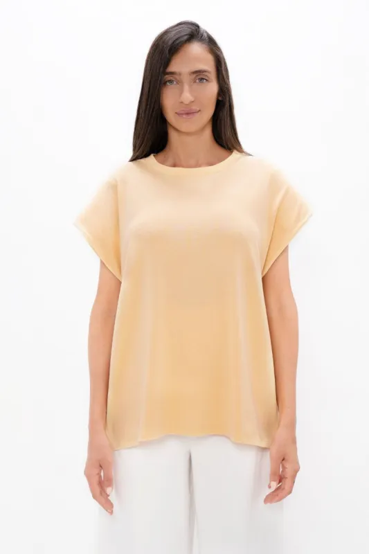 Muscat Bold Shoulder T-Shirt Yellow sold by Ivalo.com