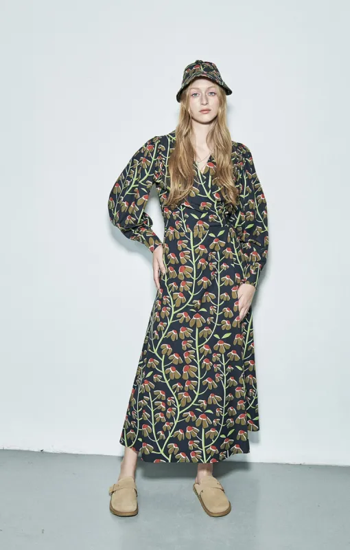 Rozsa Poplin Wrap Dress Chamomile sold by Ivalo.com