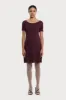 Corinne Dress Wine Red sold by Ivalo.com