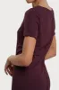 Corinne Dress Wine Red sold by Ivalo.com