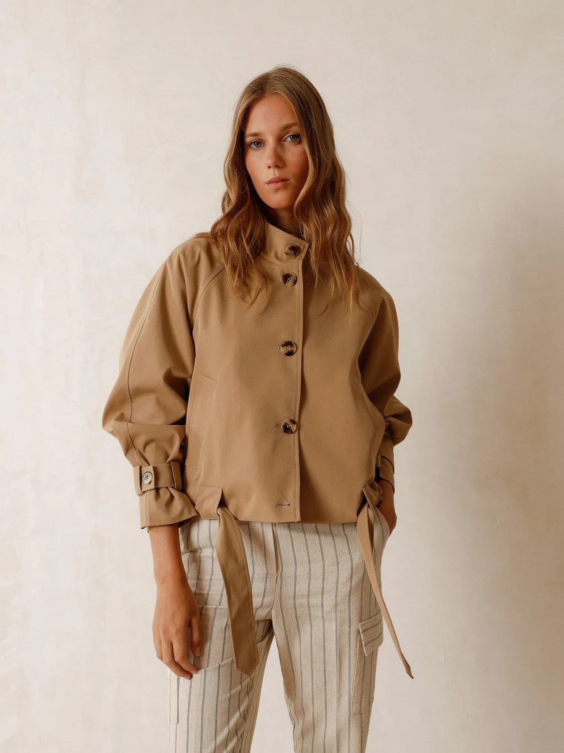 Knotted Bomber Jacket sold by Ivalo.com