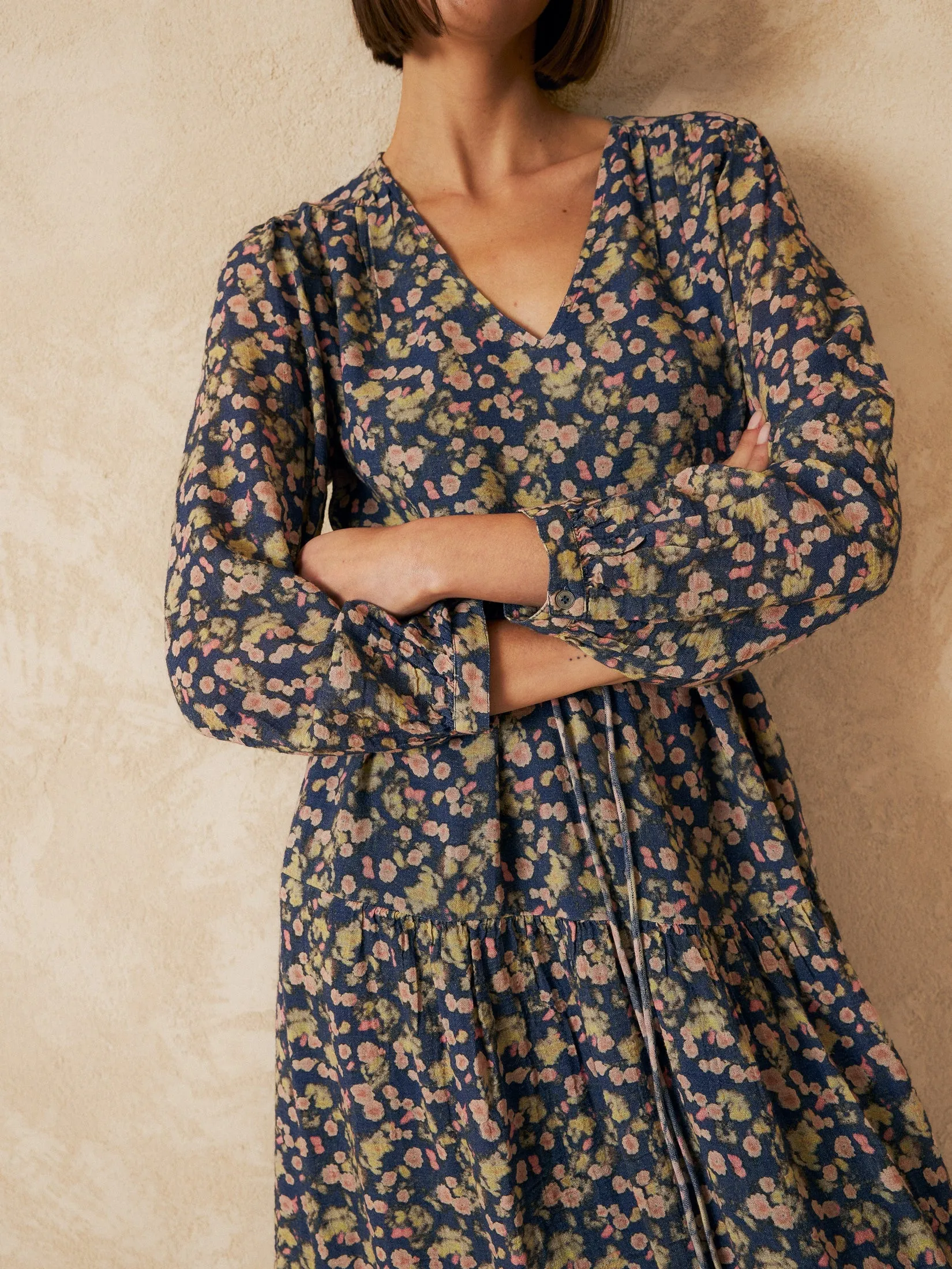 Printed Maxi Dress Blue sold by Ivalo.com product image thumbnail 4