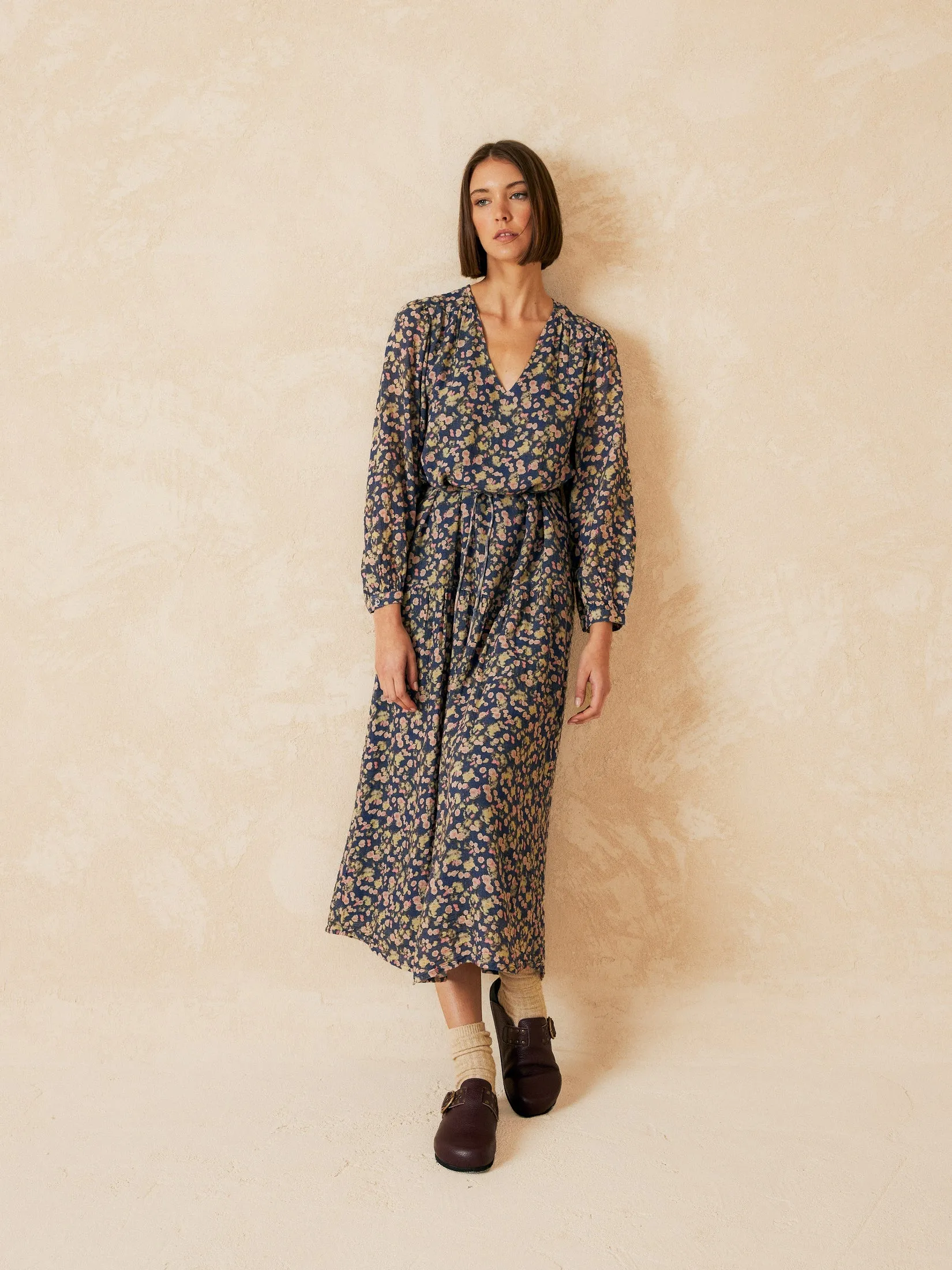 Printed Maxi Dress Blue sold by Ivalo.com product image thumbnail 3