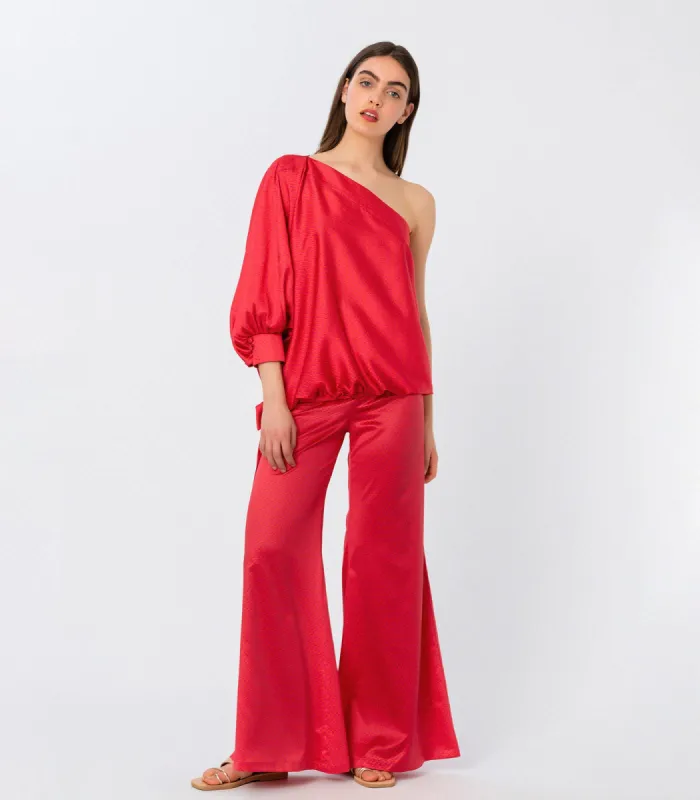 Giselle One Shoulder Top Red sold by Ivalo.com