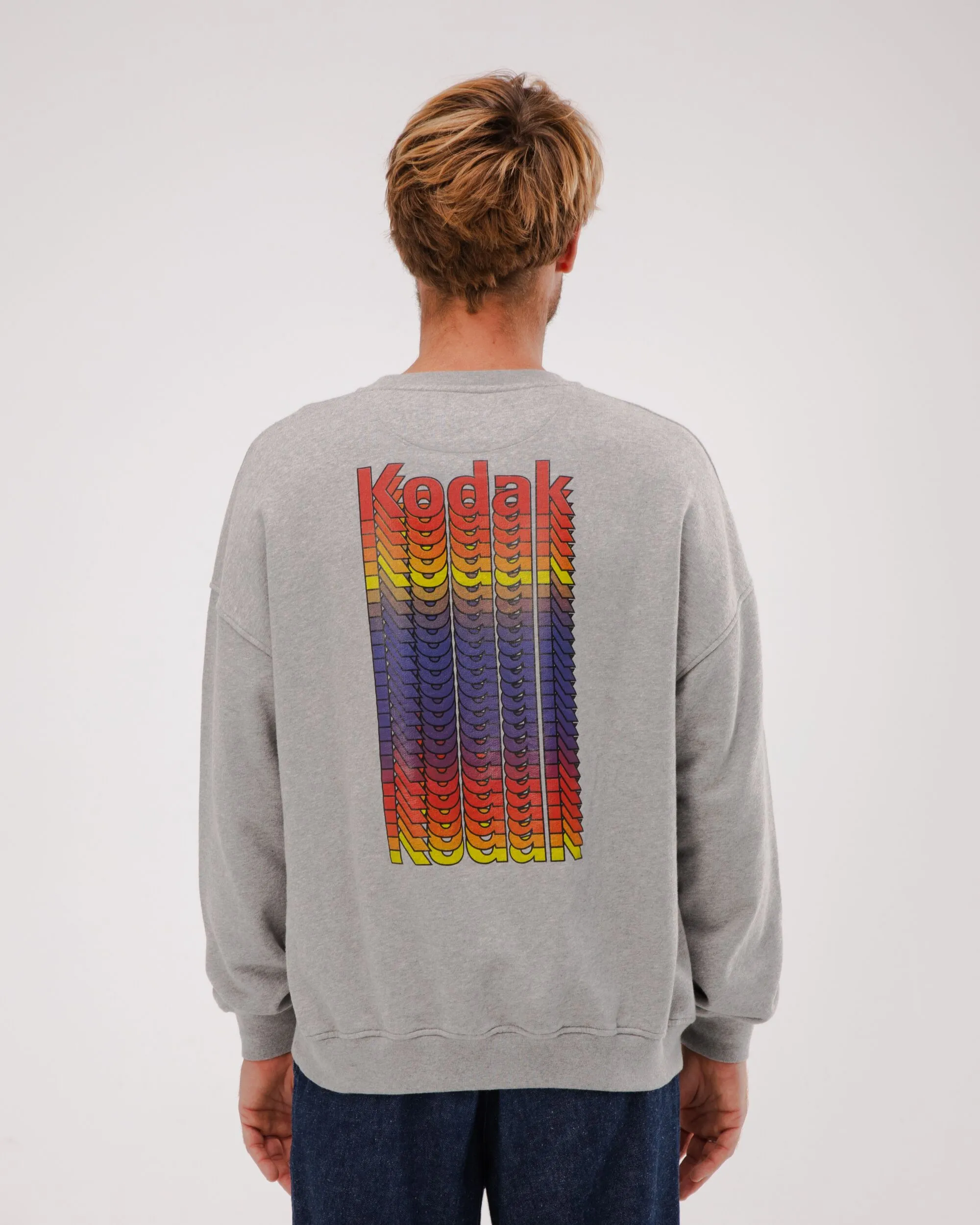 Kodak Color Oversized Sweatshirt Grey Melange sold by Ivalo.com product image thumbnail 2