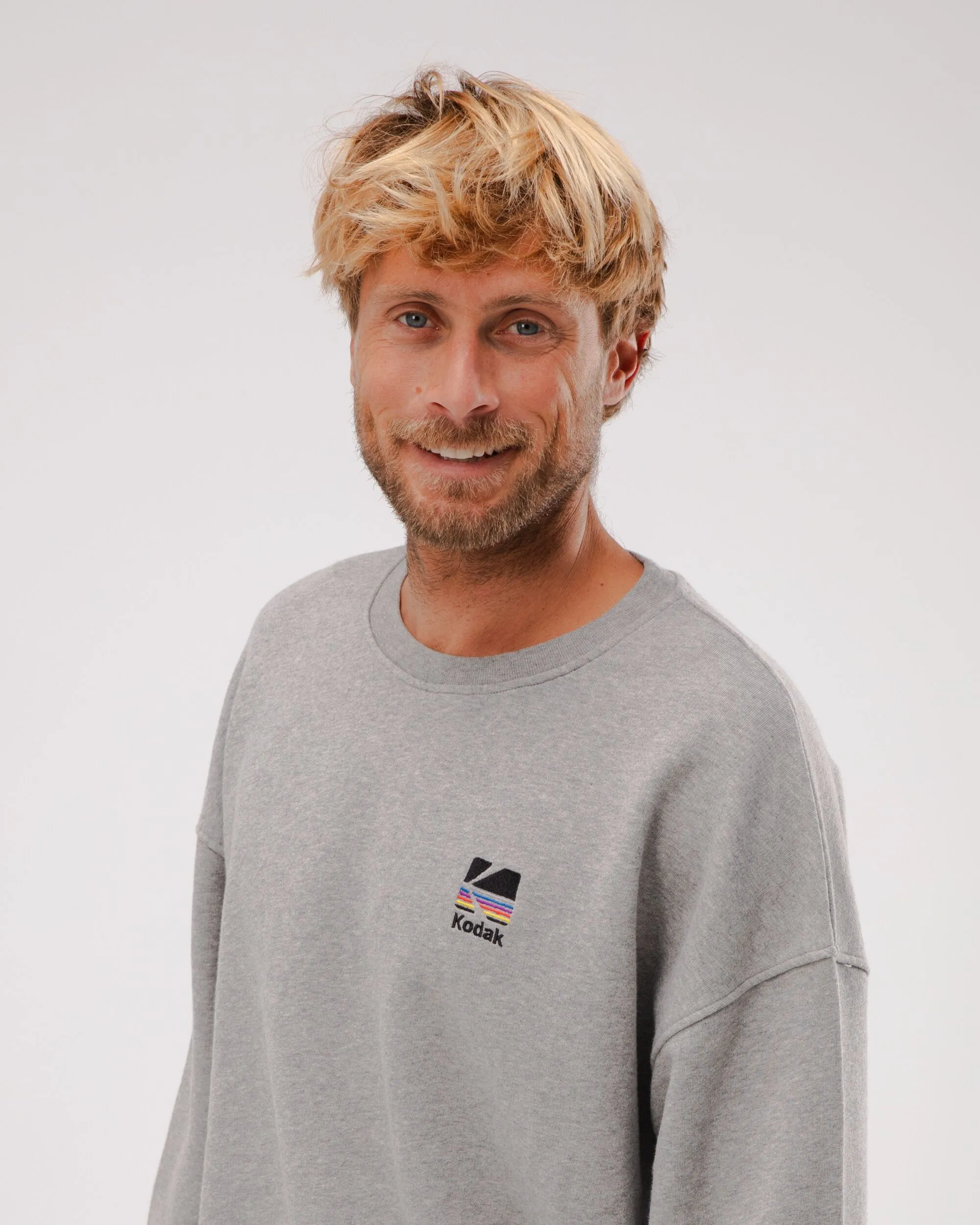 Kodak Color Oversized Sweatshirt Grey Melange sold by Ivalo.com product image thumbnail 3