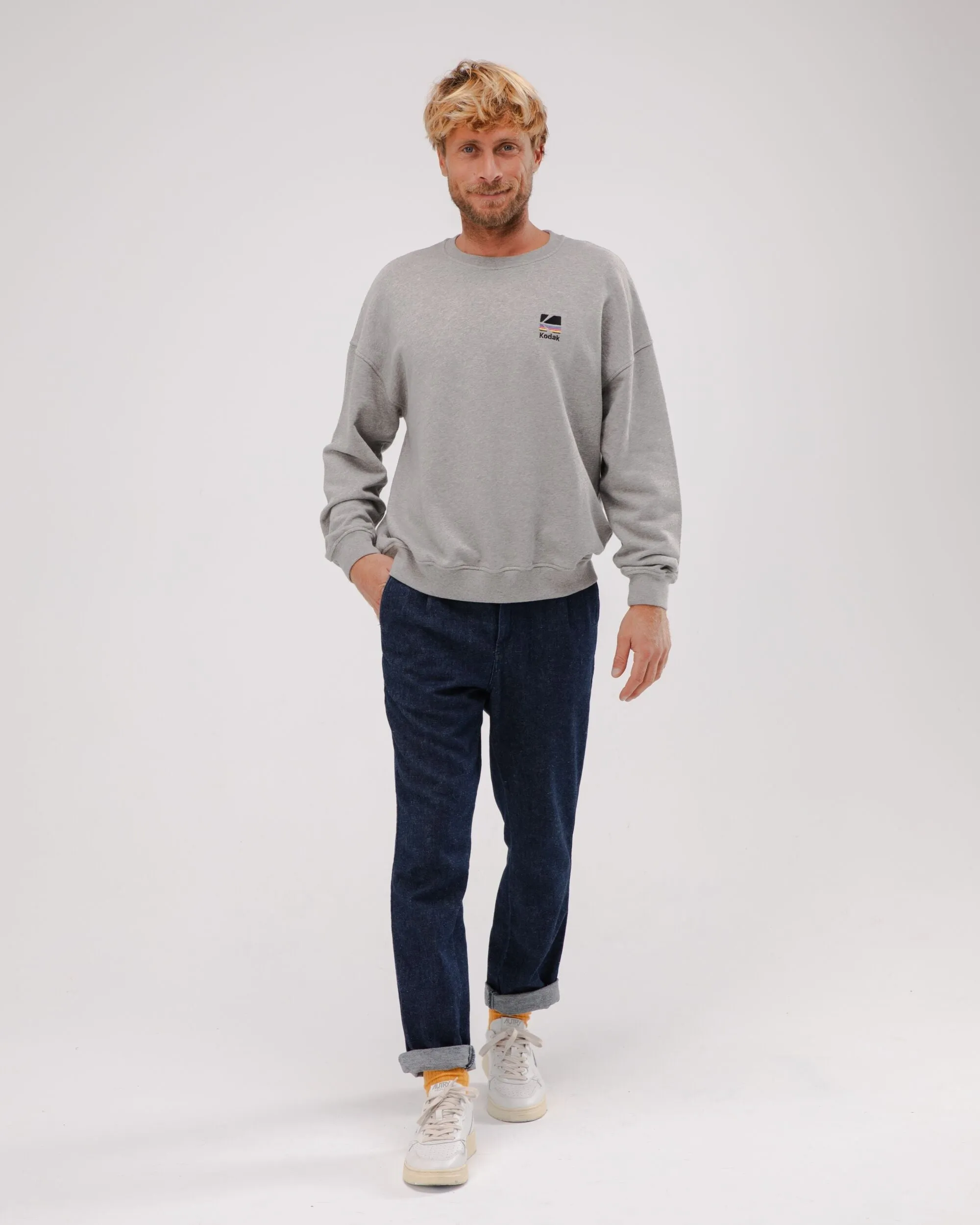 Kodak Color Oversized Sweatshirt Grey Melange sold by Ivalo.com product image thumbnail 5