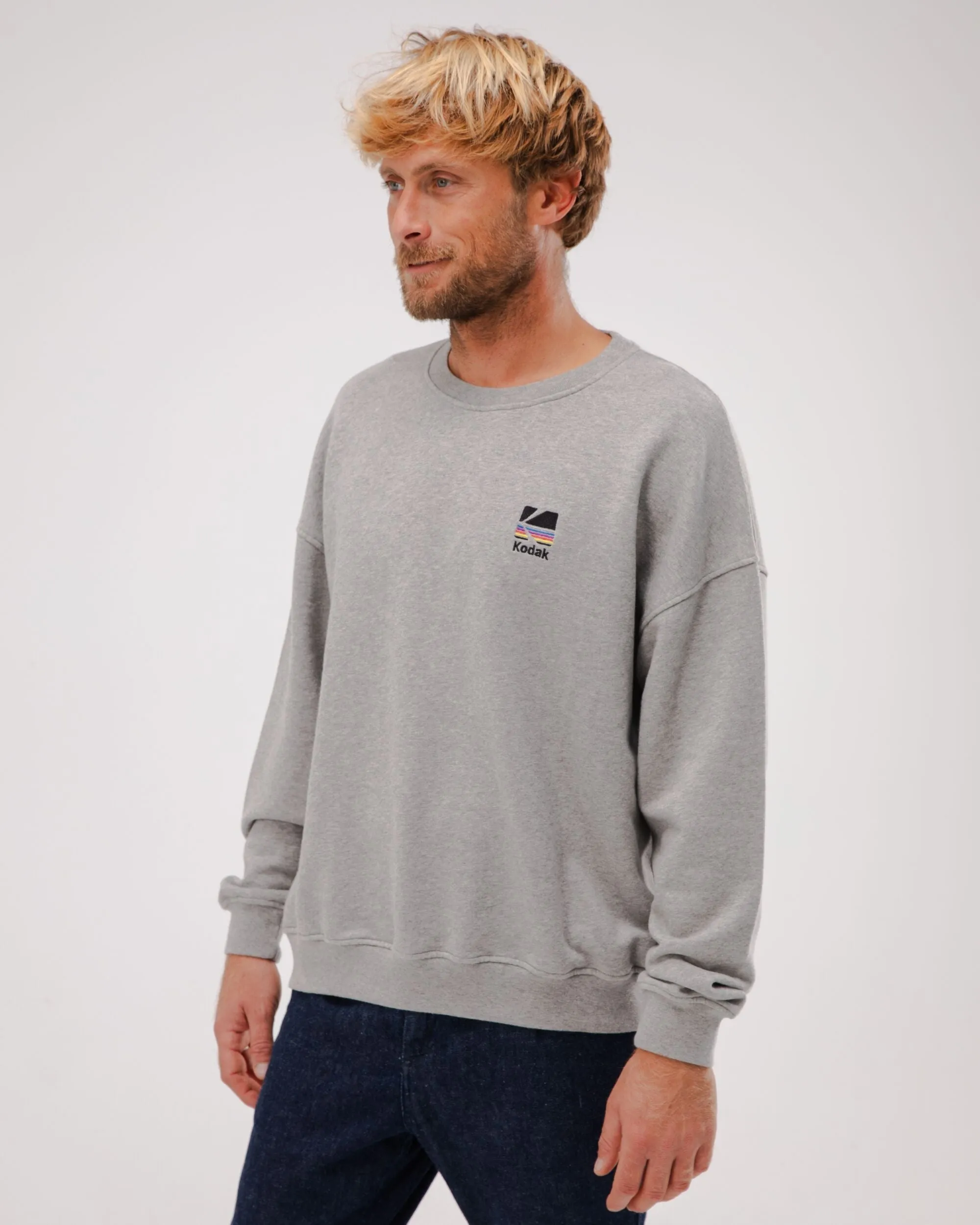 Kodak Color Oversized Sweatshirt Grey Melange sold by Ivalo.com