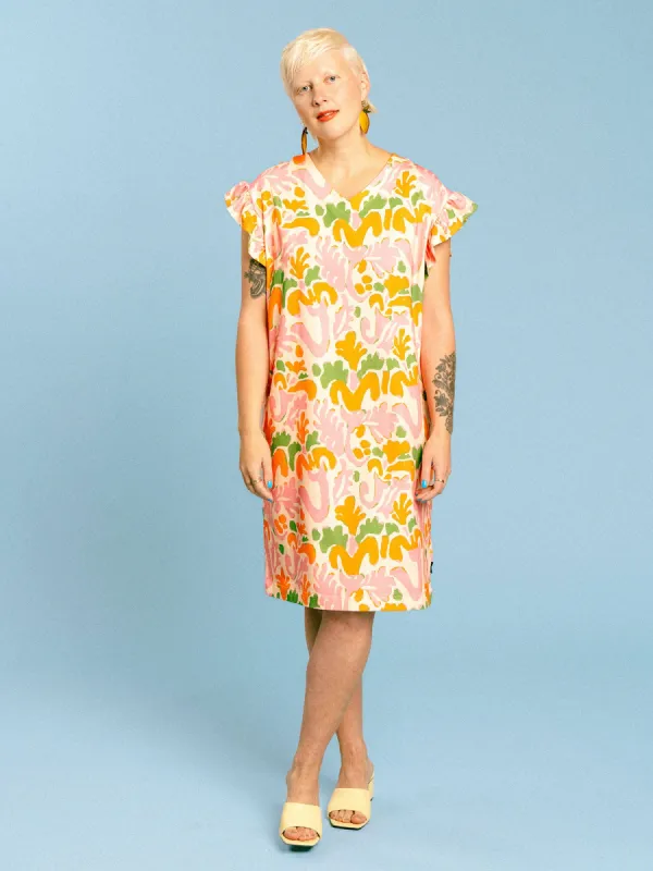 Luana Dress Growth Pink Orange sold by Ivalo.com