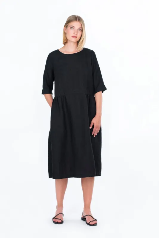 Sarastus Linen Dress Black sold by Ivalo.com