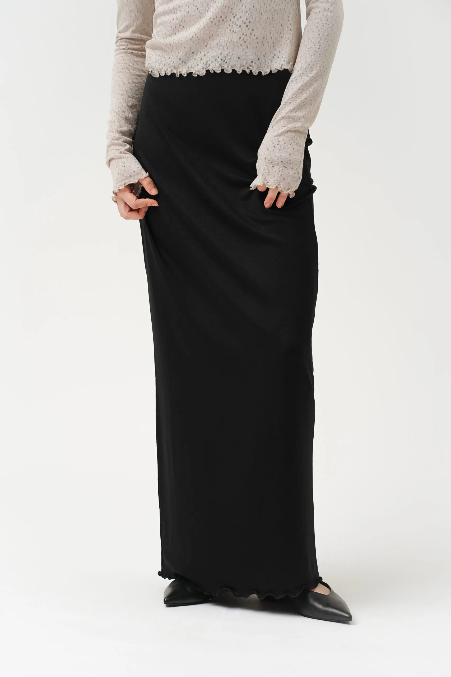 Mae Maxi Skirt Black sold by Ivalo.com