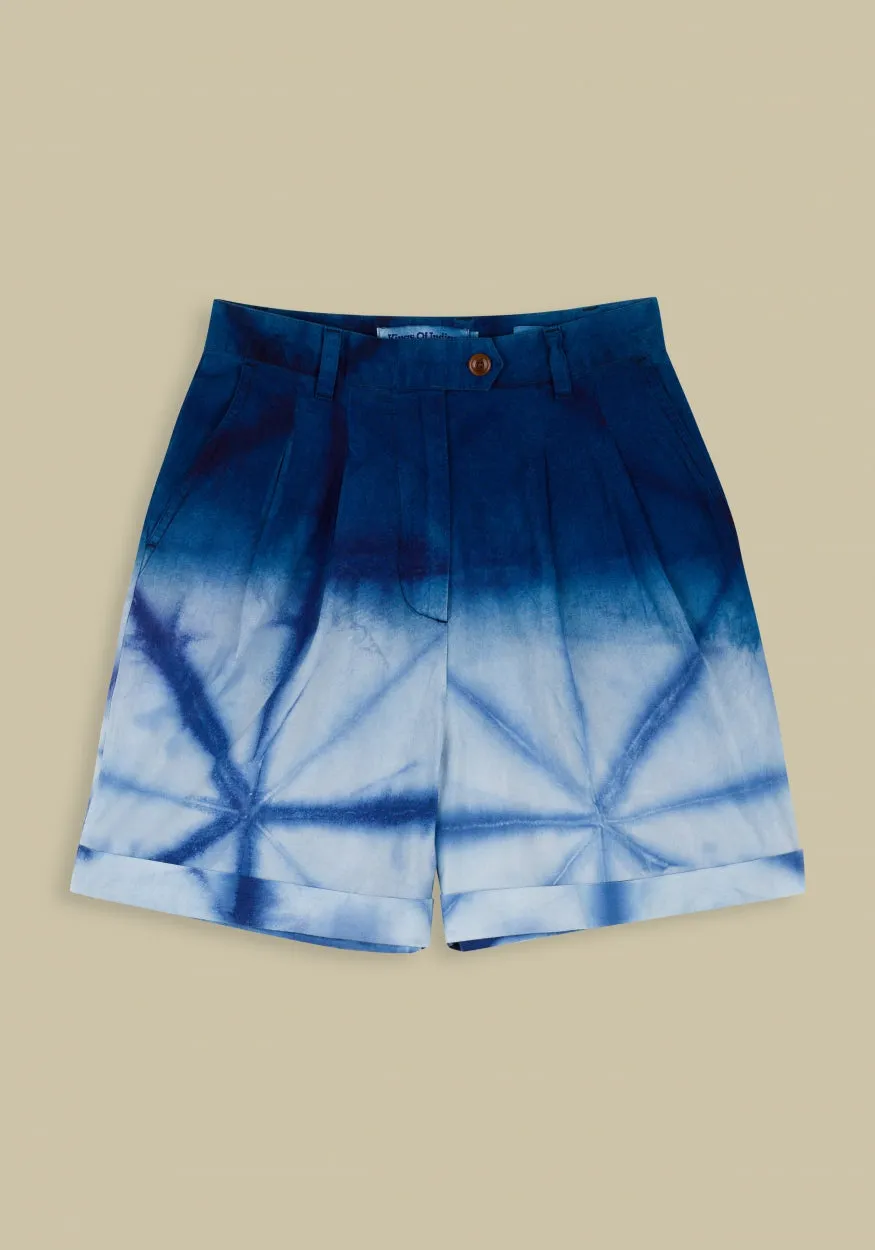 Marisol Short Shibori Ombre Natural Indigo sold by Ivalo.com product image thumbnail 2